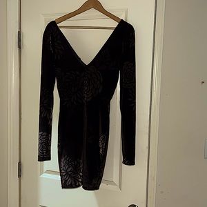 Free People -Intimately by free people velour mini dress size small